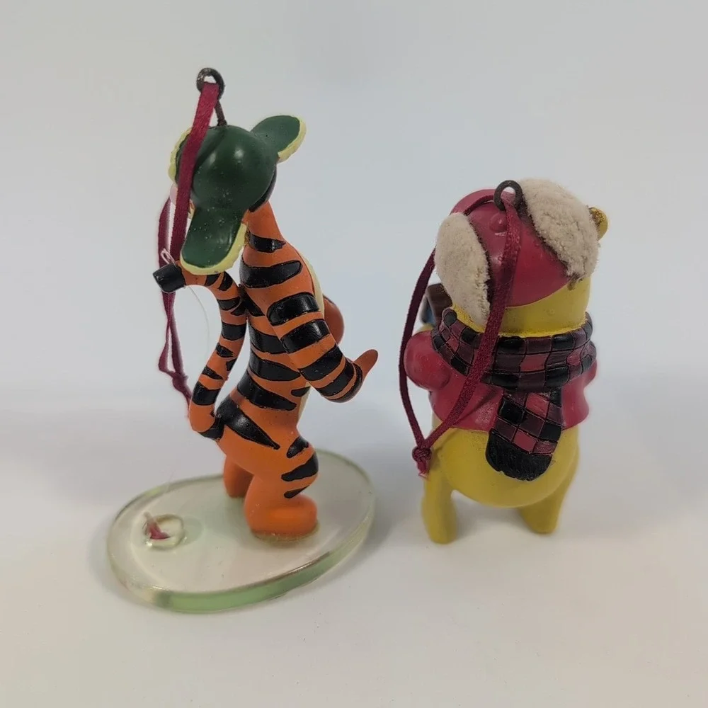 Lot of 2‎ Disney Winnie The Pooh Tigger Christmas Tree Ornament Seasonal Holiday